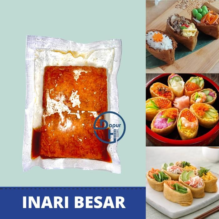 

BnyKBonusBelidiMari- AJITSUKE INARI AGE Kulit Tahu Jepang 10 pcs Halal Kantung Tahu