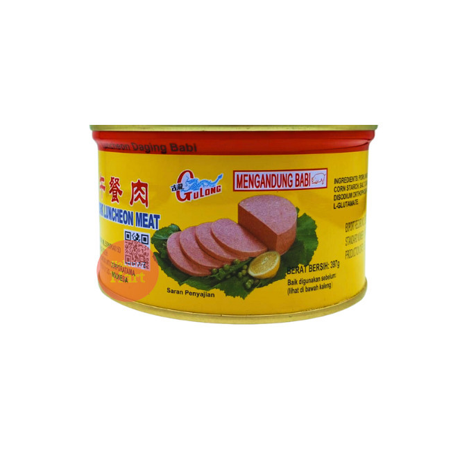 

BnyKBonusBelidiMari- GULONG Olahan Babi Kaleng 397gram Pork Luncheon Meat Maling