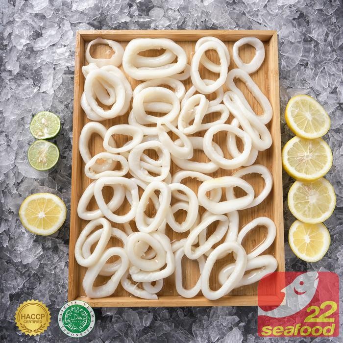 

PastiFreShNya- Cumi / Cumi Ring 1 Kg / Cumi Kupas / Squid Calamary / Seafood 22