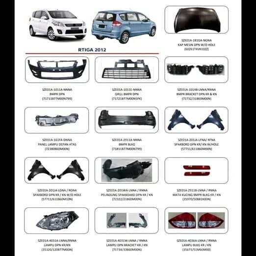 Bemper Bumper Depan Ertiga R3 Nhf