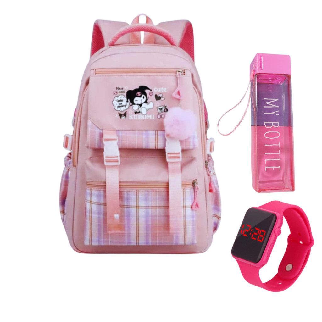 

PROMO / TAS RANSEL ANAK TERBARU KUROMI LUCU KOREAN STYLE FASHION TAS ANAK SEKOLAH CEWEK TAS PUNGGUNG