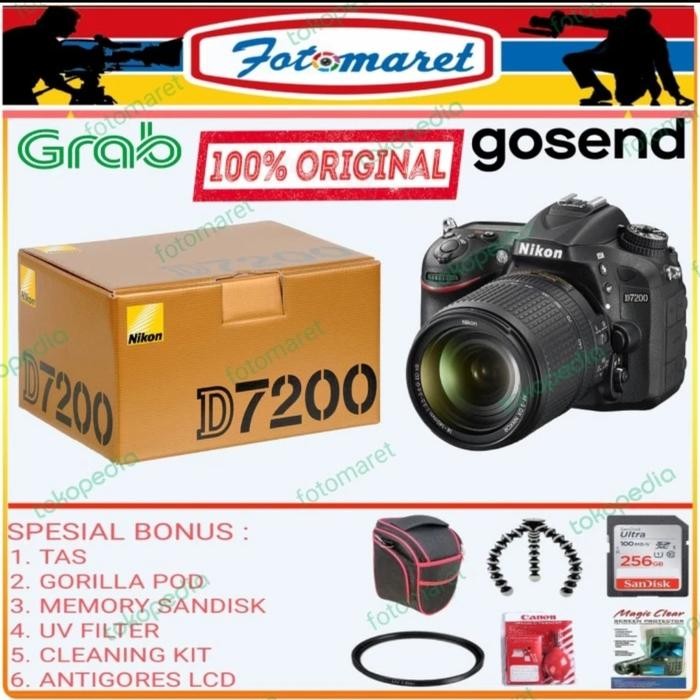 Cam- Nikon D7200 Kit 18-140Mm Vr / Kamera Nikon D7200 Kit 18-140Mm Vr