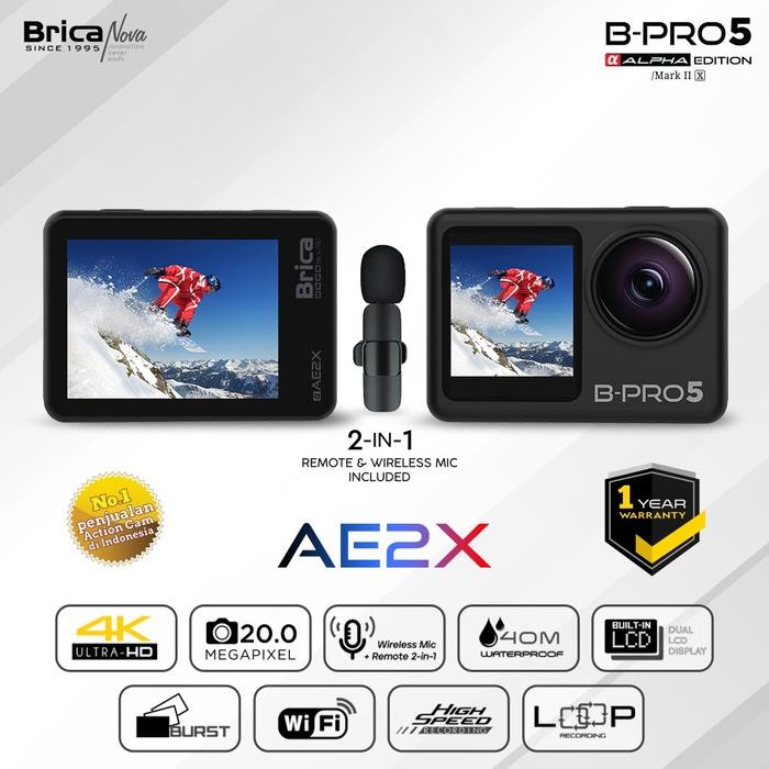 Cam- Brica B-Pro5 Alpha Edition Mark Iis 4K Ae2S Ada Colokan Mic -Free Kaos