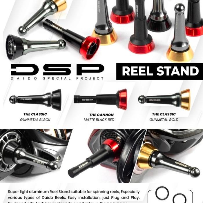 stand reel untuk reel daido power handel [kuat dan awet]