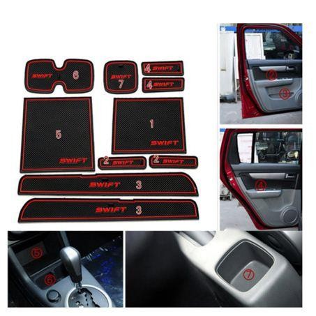 BURUAN,. ANTI SLIP RUBBER MAT UNTUK INTERIOR SUZUKI SWIFT 2005 - 2014