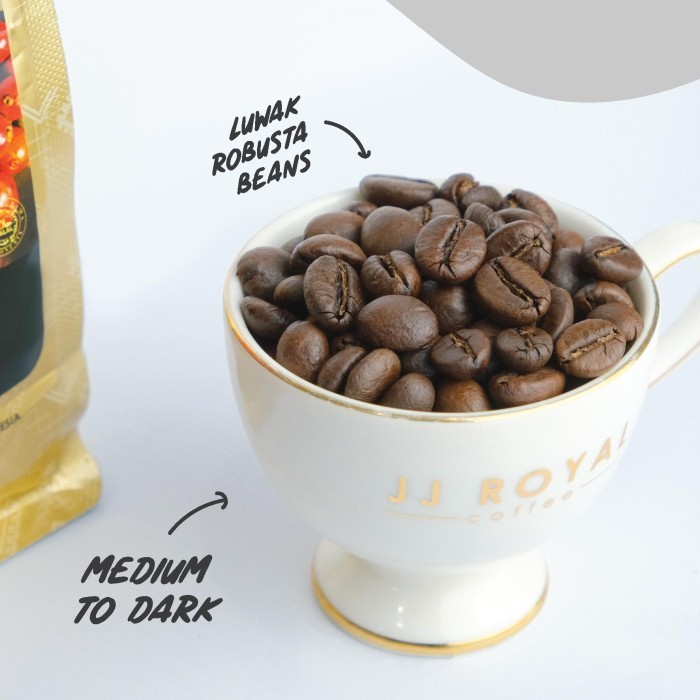 

Bundling Duo JJ Royal Coffee 100% Pure Luwak Bean (Kopi Biji) Tin 100g