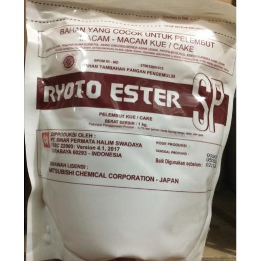 

PELEMBUT KUE RYOTO ESTER SP 1 KG EMULSIFIER PENGEMBANG KUE