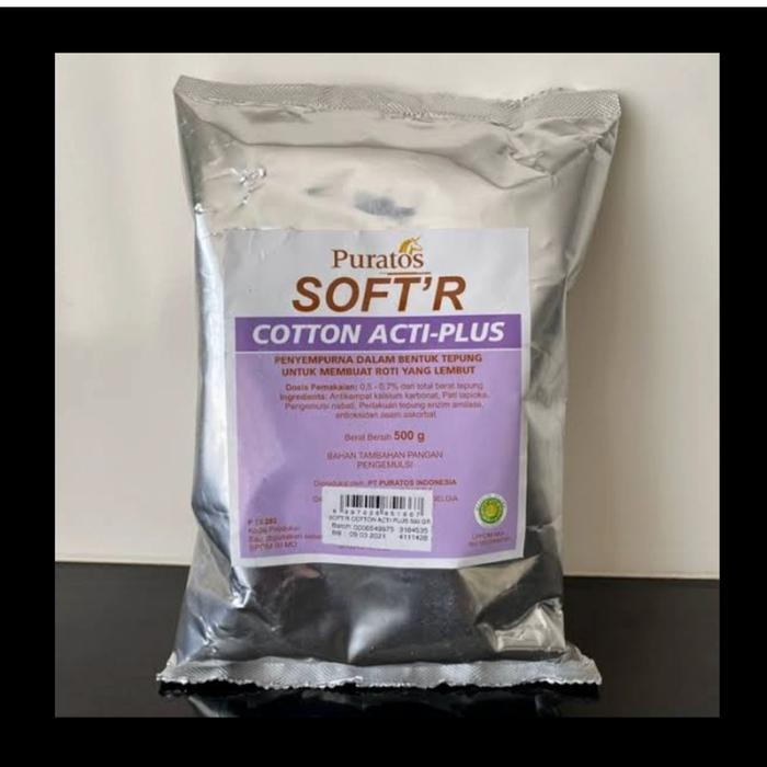 

PELEMBUT ROTI PURATOS SOFT'R SOFTR COTTON ACTI PLUS 500 GR / GRAM