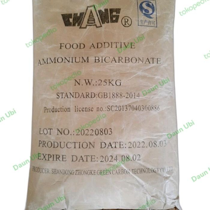 

AMMONIUM BICARBONATE / AMONIAK KUE / AMONIA KUE 25KG