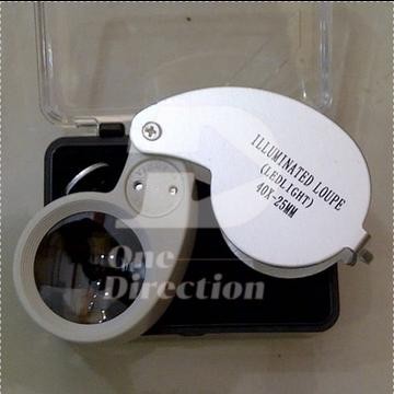 

KACA PEMBESAR MAGNIFIER MIKROSKOP 40 X BATU AKIK CINCIN BERLIAN