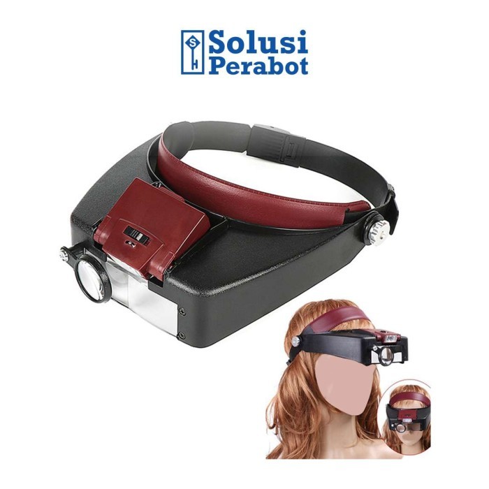 

KACAMATA PEMBESAR LED AB67 SP / KACA MATA SERVIS / LAMPU REPARASI