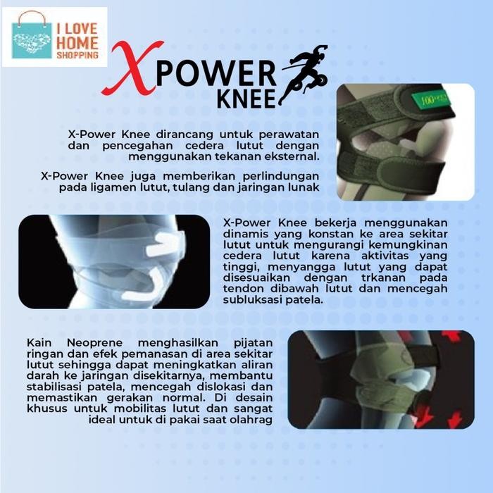 Mantab Habibi Hbb X Power Knee Original Bonus Dekker Tangan