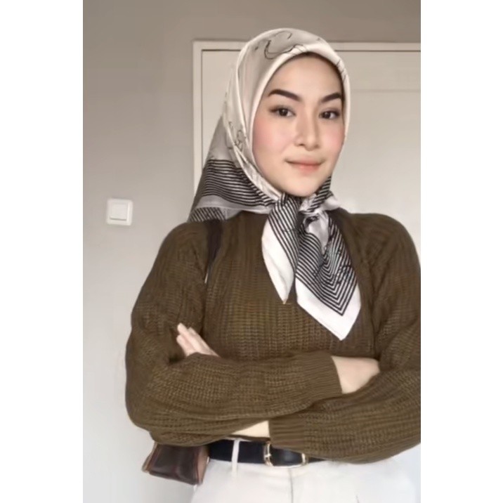 SCARF / NECK SCARF / SYAL KOREA / SCARF HIJAB / PRINTED SCARF / SYAL HIJAB / SYAL LEHER
