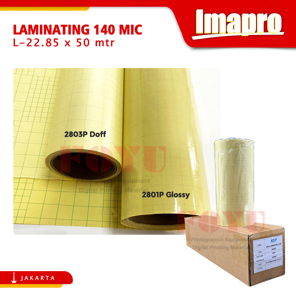 

Laminasi Laminating Dingin Cold Roll Gulungan Plastik Lem Stiker Album Kertas Foto Photo Paper 140