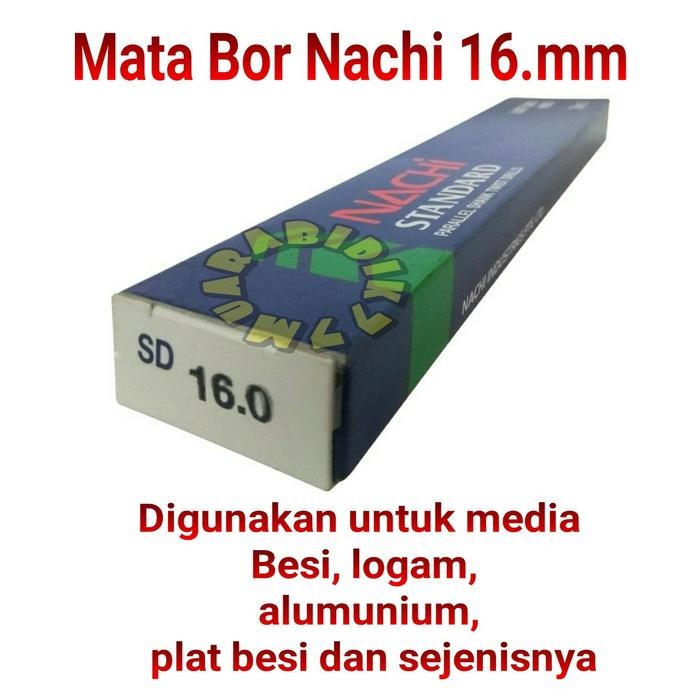 mata bor nachi 16.mm / mata bor besi 16.mm / Nachi 16.mm Original