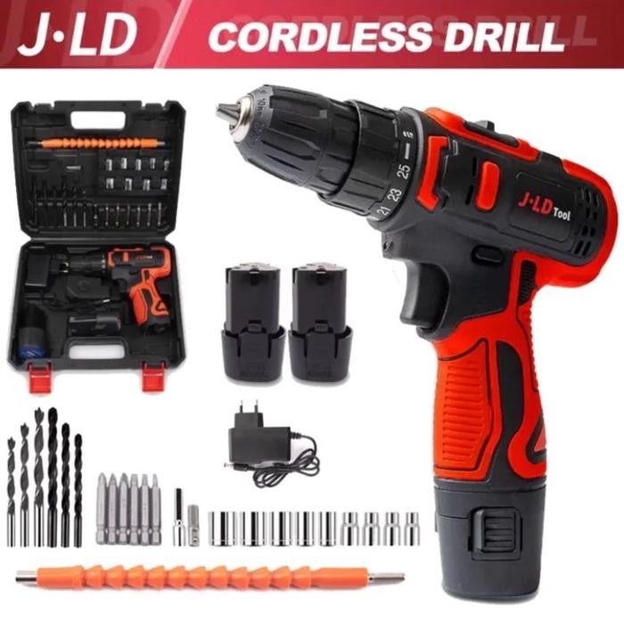 CORDLESS DRILL JLD 12V MESIN BOR BATERAI JLD 12V