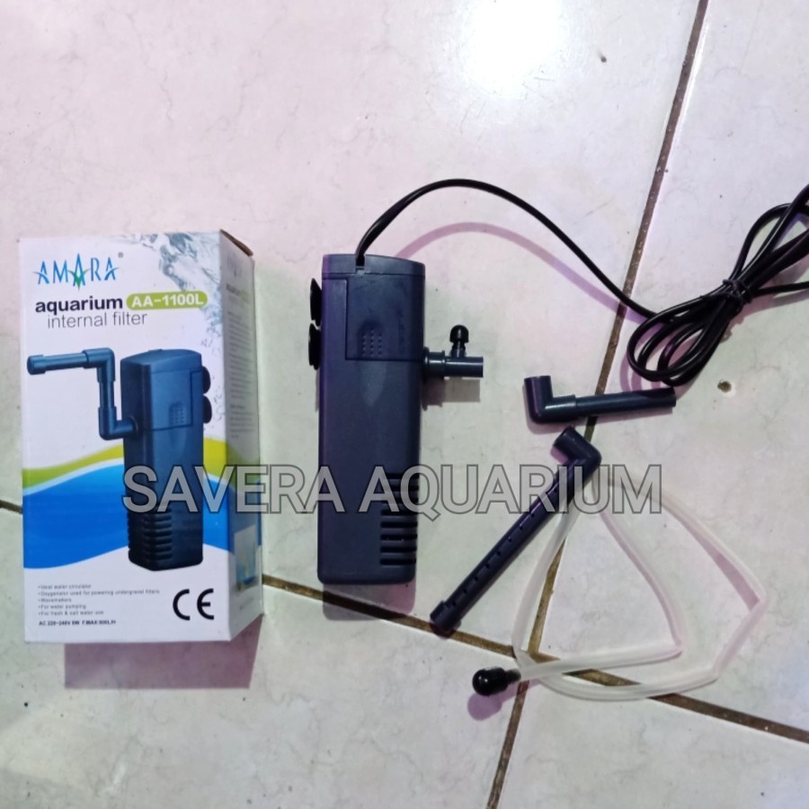 AMARA 1100L - INTERNAL FILTER 30-45 CM - FILTER AKUARIUM KECIL