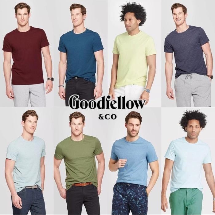 Modo- Kaos Branded Pria Original Goodfellow Bigsize Ukuran Besar Jumbo