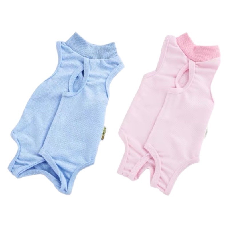 Baju Kucing Steril baju Steril Anjing Baju Recovery Stripes - Baju Pelindung Perut Steril