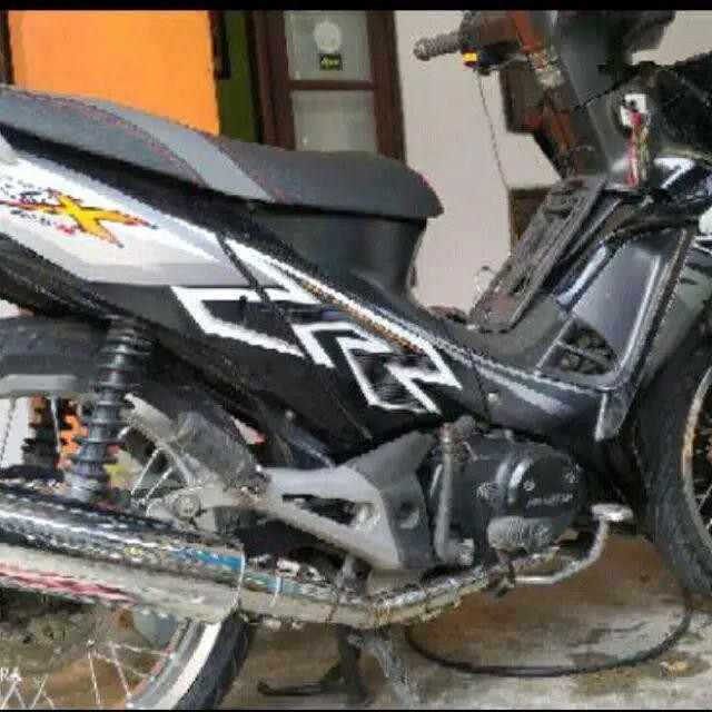 TERBARU.. LEHER KNALPOT SUPRA X 125 PNP SILENCER SATRIA FU CBU OR CKD ORIGINAL
