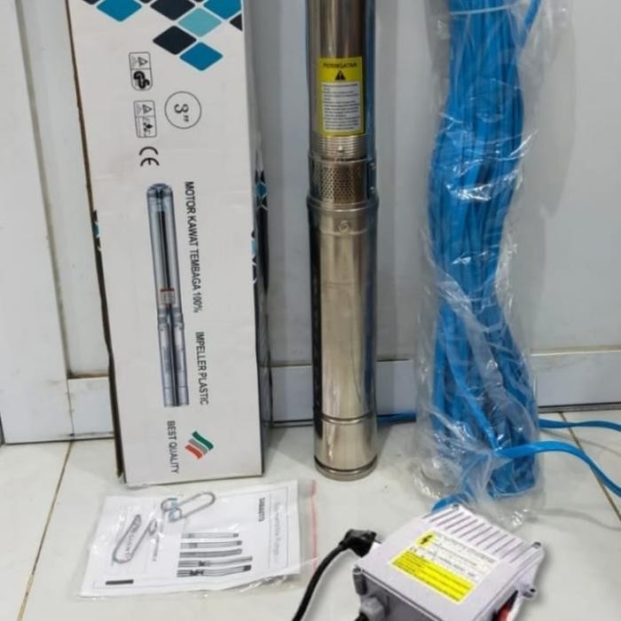 PREMIUM POMPA AIR SATELIT SIBEL "DAB AUTO" #3" MOTOR TEMBAGA ASLI + KABEL 40MTR