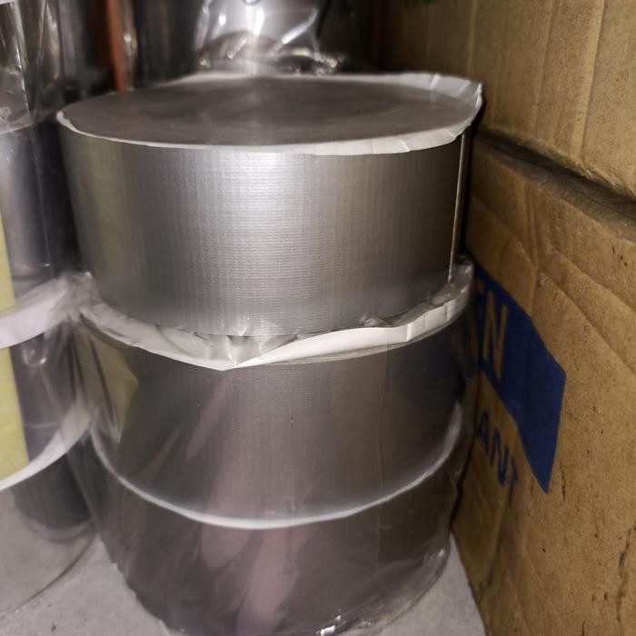 

+++++] Duct cloth tape lakban kain abu abu