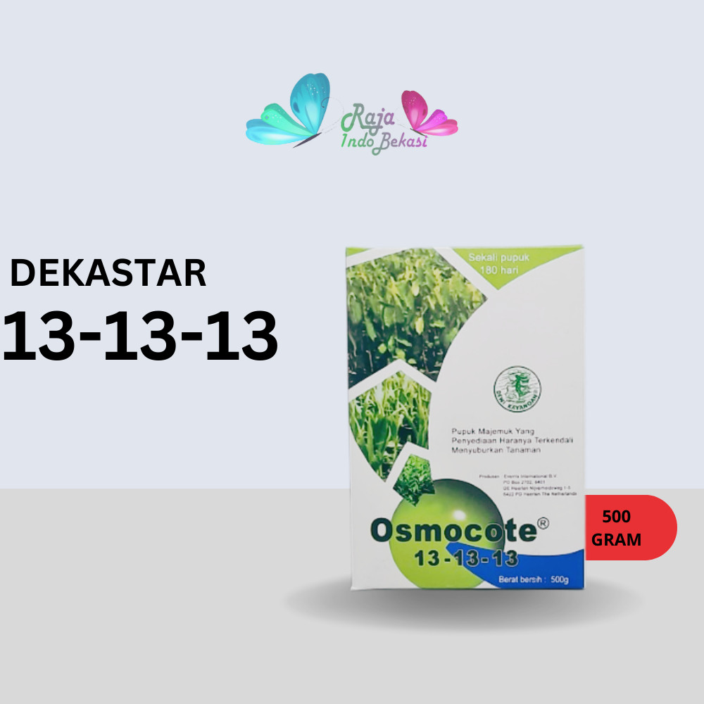 PUPUK DEKASTAR OSMOCOTE 13-13-13 TE 14-14-14 500 GRAM GR PUPUK MAJEMUK OSMOCOTE 500GR 131313 141414