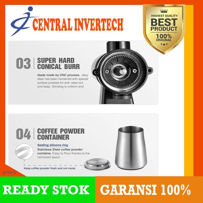 Penggiling Biji Kopi Listrik 8 Pengaturan Hibrew