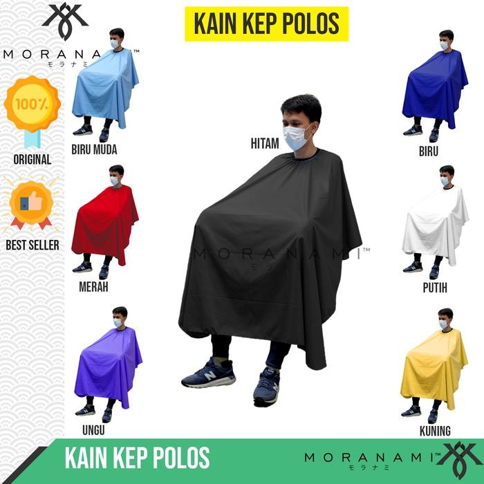 HOT SALE Kain Kep Kip Cukur Rambut Kain Pangkas Rambut Motif Warna Polos