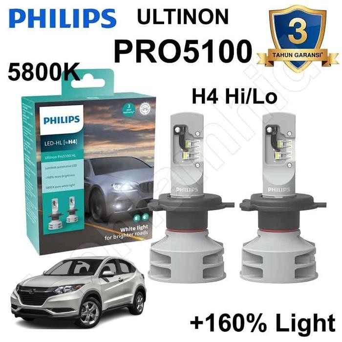 Lampu Led Hrv Philips Ultinon Pro5100 5800K Bohlam Led Mobil
