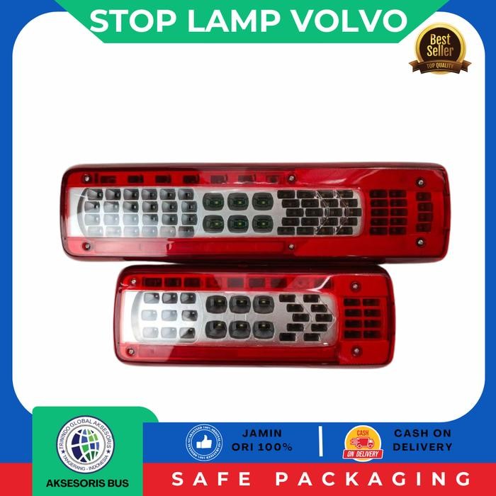 Stop Lamp Volvo/Stop Lamp Truck Volvo Pendek & Panjang L-R Include Socket