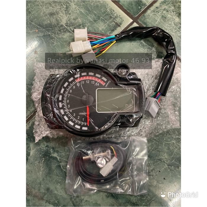 Speedometer Model Koso Universal Kilometer Digital Universal Motor