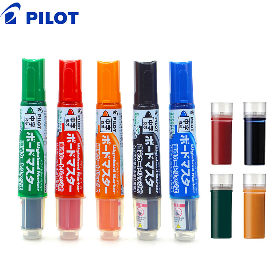 

Pilot Whiteboard Marker Wbmavbm-M Erasable Direct Liquid Large Capacity Ink Signature Canetas For