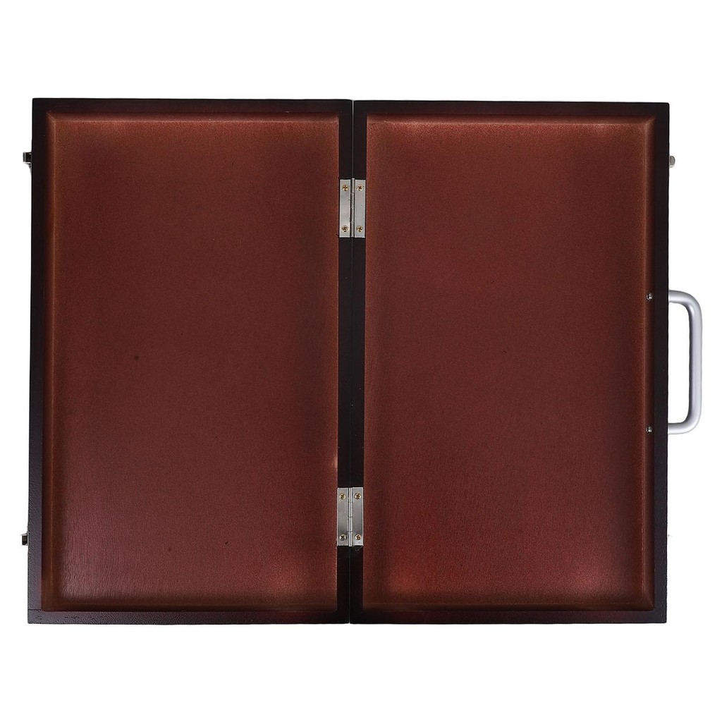 

Wooden Handheld Paint Box Black Walnut Lightweight Portable Sketching Tool Storage Case Watercolor