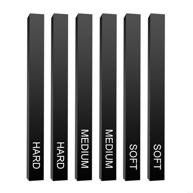 

X13A Charcoal Sticks Square Soft Hard Kid Adult Drawing Art Craft Supplies 6Pc