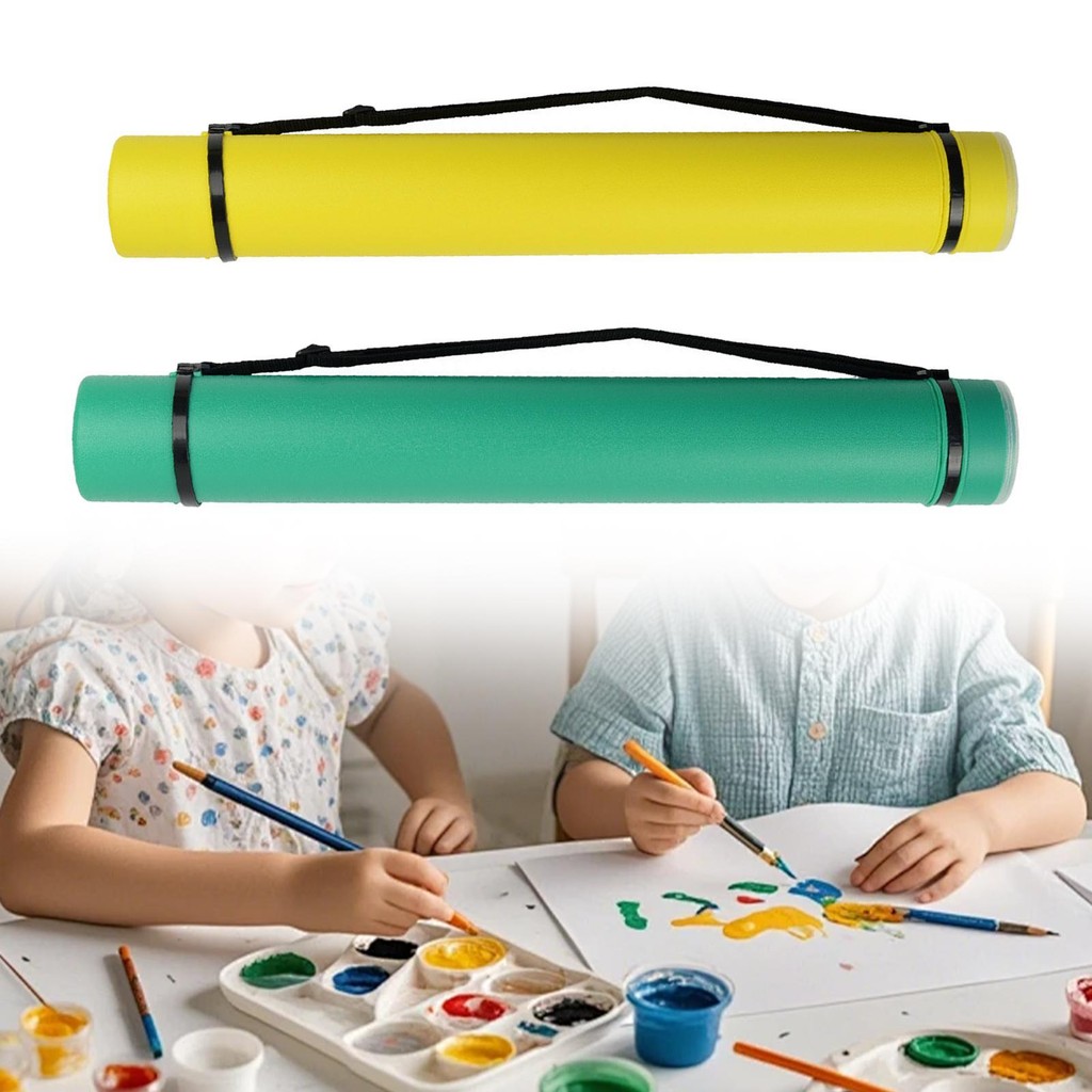 

Extendable Poster Tube Poster Carrying Case Portable Multifunctional With Strap Drawing Tube Scroll