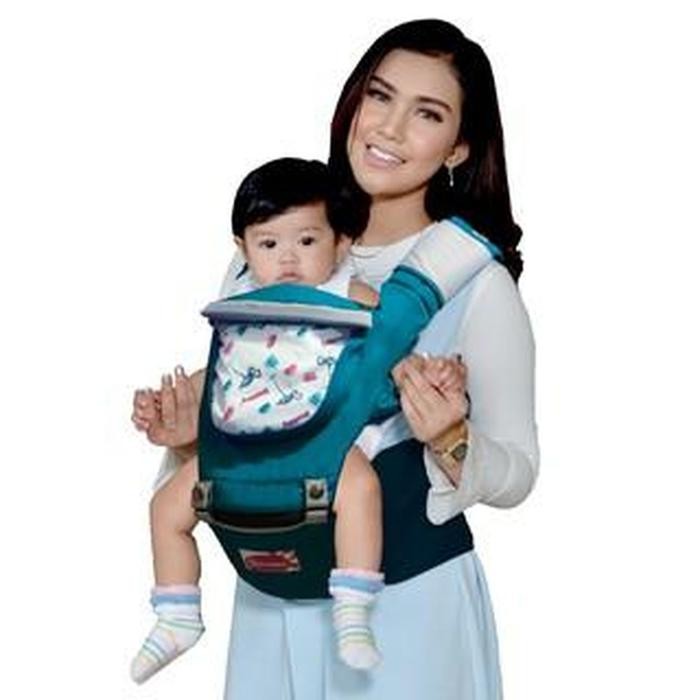 Snobby Gendongan Hipseat Flamingo Series 6 Posisi Aplikasi Print - Tpg5243 Bayi Gendong