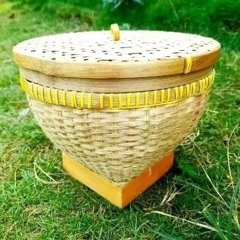 Terapitrendy Wakul Bambu/Wakul Nasi Full Bambu/Wadah Nasi Dari Bambu/Wakul Nasi Bambu