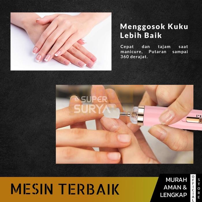 

Kikir Kuku Elektrik 5 in 1 Perawatan Kecantikan Pedicure Set Lengkap Nail