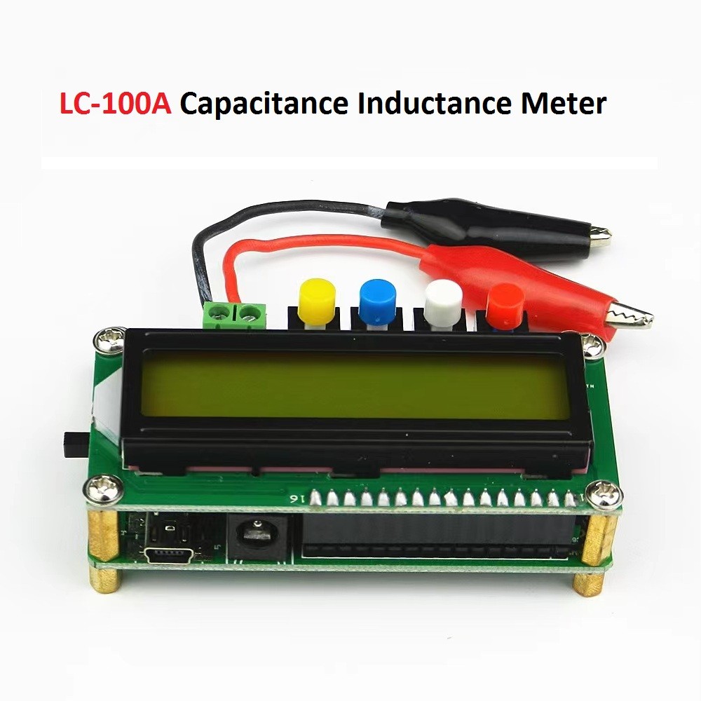 BEST SELLER LC-100A LC100A Capacitance Inductance Meter LC Meter 1pF-100mF 1uH-100H Inductor Test Cl