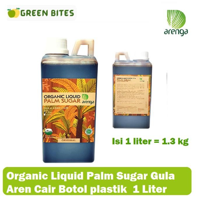 

New ARENGA 1 lt Organic Liquid Palm Sugar Gula Aren Cair Botol plastik
