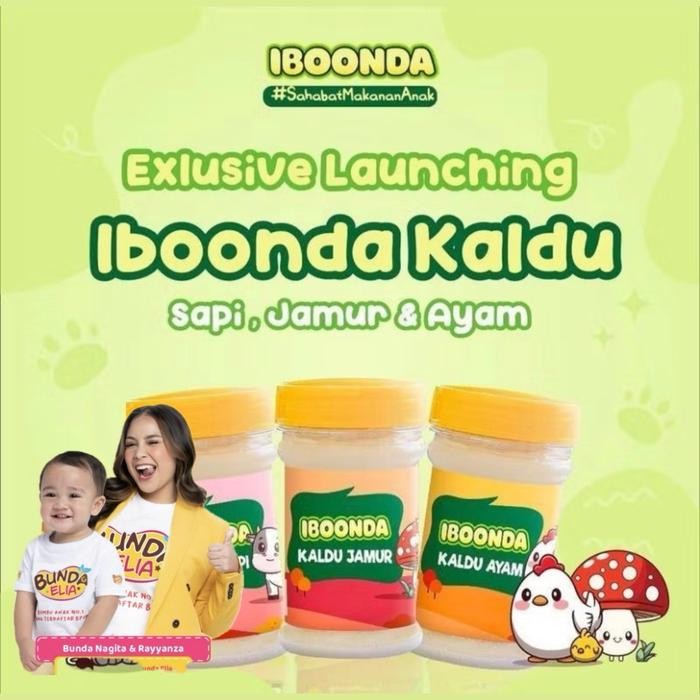 

New IBOONDA Bumbu Bunda Elia Kaldu MPASI Kaldu Ayam Kaldu Sapi Kaldu Jamur