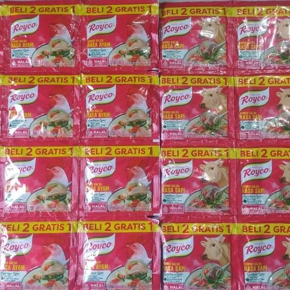 

New ROYCO SACHET 8gr AYAM & SAPI 108 PCS