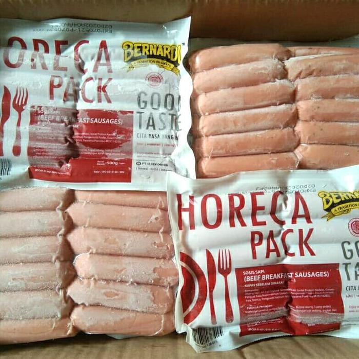

New Bernardi Sosis Sapi Horeca 500gr