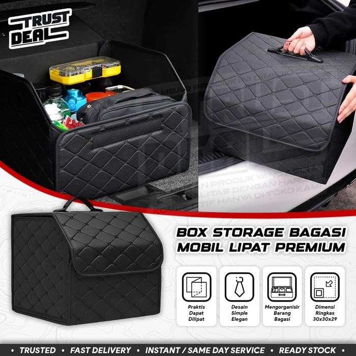 Box Organizer Bagasi Mobil Premium Tas Bagasi Lipat Mobil Premium
