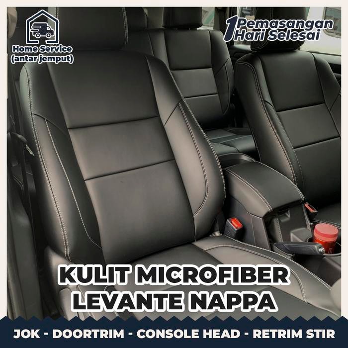 Jok Paten Mobil BRV Kulit Microfiber Vision Levante