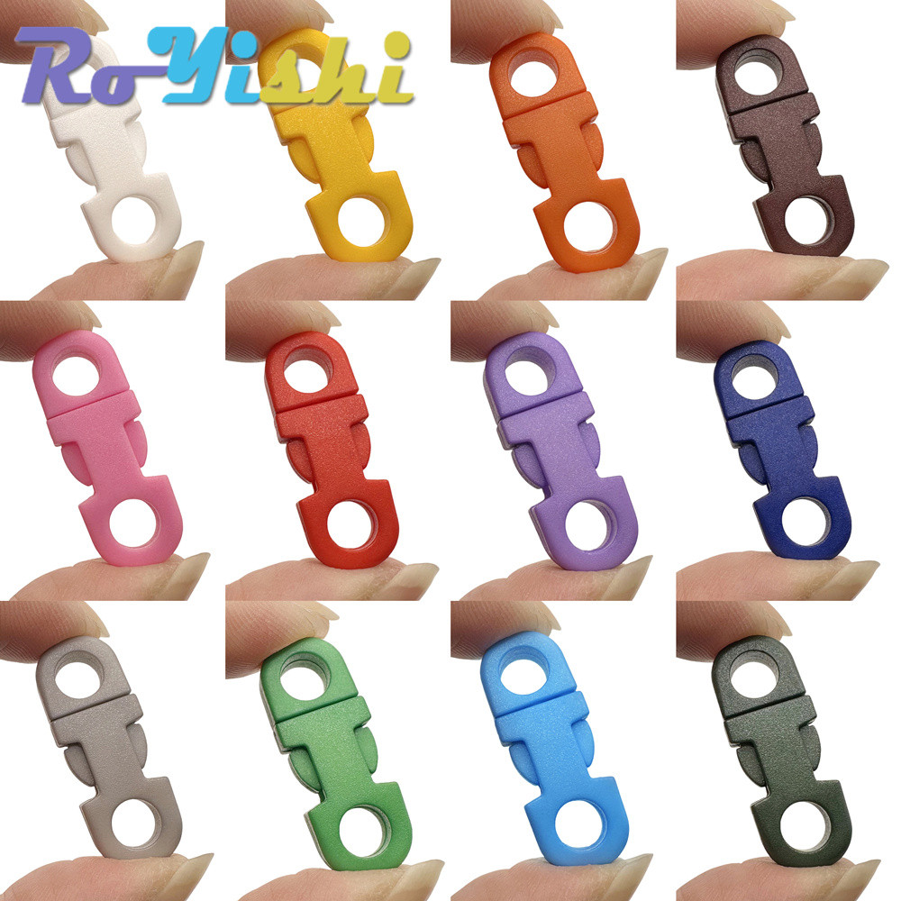 

13Pcs Colorful Plastic Side Release Buckle Mini Paracord Bracele Clip Clasp For Cameras Strap Pet