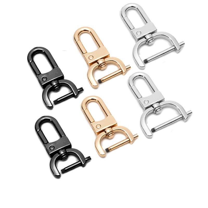 

2Pcs Metal Detachable Snap Hook Trigger Clips Buckles For Leather Strap/ Belt Keychain Webbing Pet