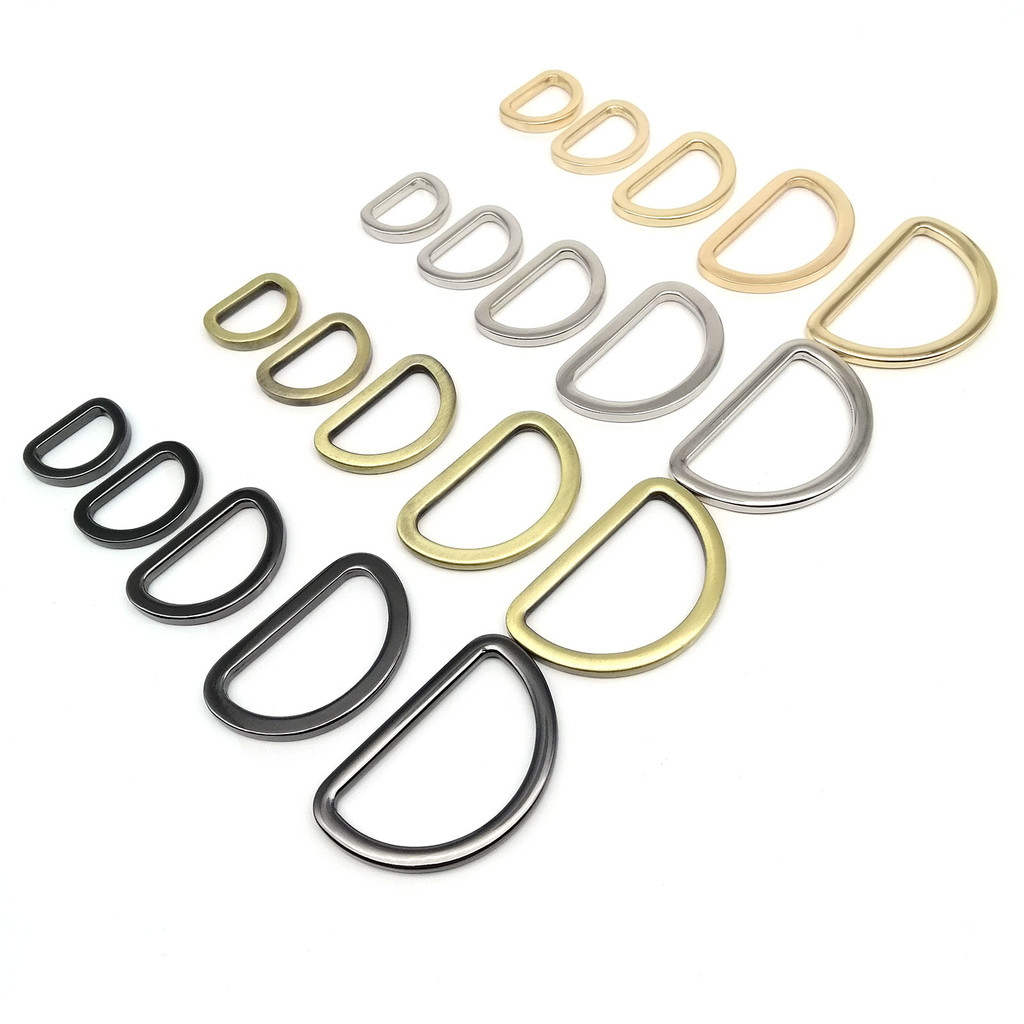 

High Quality Metal Half Round Shape 16/19/25/32/38Mm Handbag Bag Purse Strap Belt Dog Collar Chain