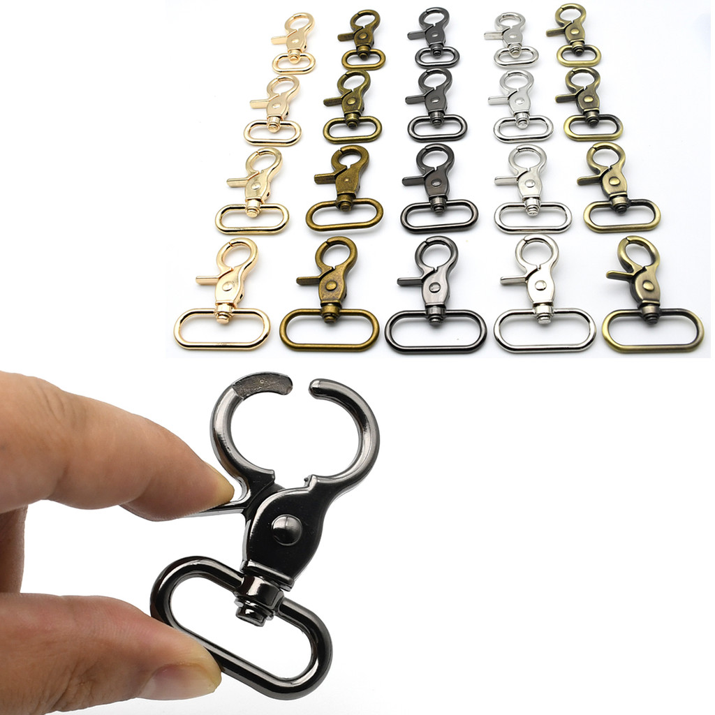 

Metal Carabiner Snap Hook Swivel Lobster Clasps Trigger Clip O Ring Buckle Bag Strap Belt Parts Dog